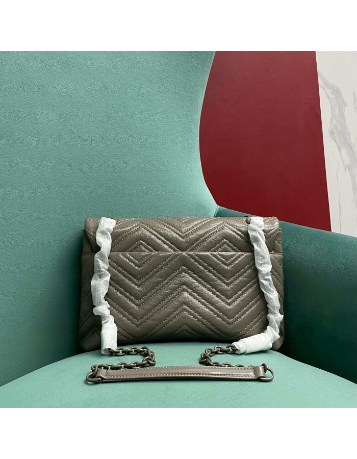 Borsa a spalla GG Marmont misura media GUCCI