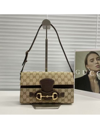 Borsa a spalla Horsebit Ristretto misura media GUCCI