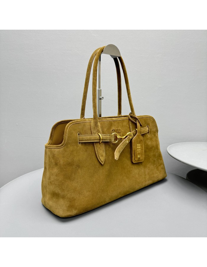 Borsa Aventure in pelle scamosciata MIUMIU