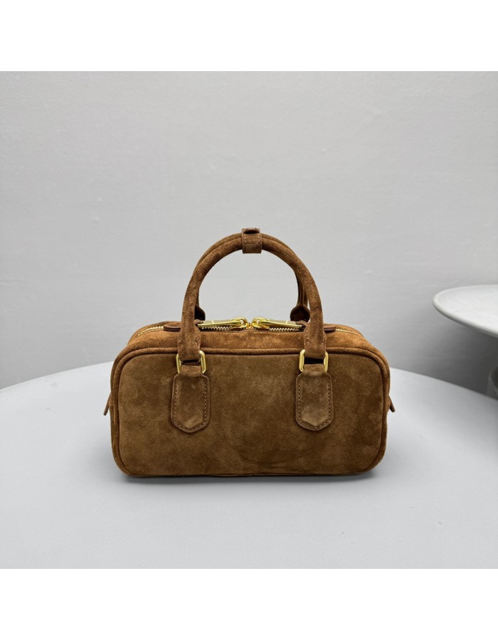 Borsa Arcadie in pelle scamosciata con imbottitura MIUMIU