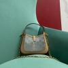 Mini borsa Jackie 1961 in lucertola con cristalli GG GUCCI