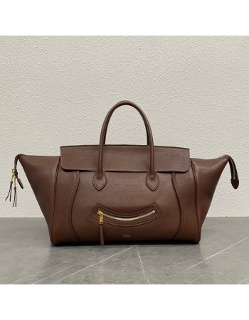 LUGGAGE IN MORBIDA PELLE DI AGNELLO LUCIDA CELINE