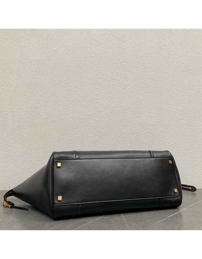 LUGGAGE GRANDE IN MORBIDA PELLE DI AGNELLO LUCIDA CELINE
