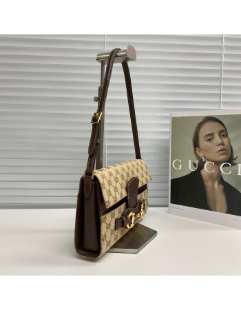 Borsa a spalla Horsebit Ristretto misura media GUCCI