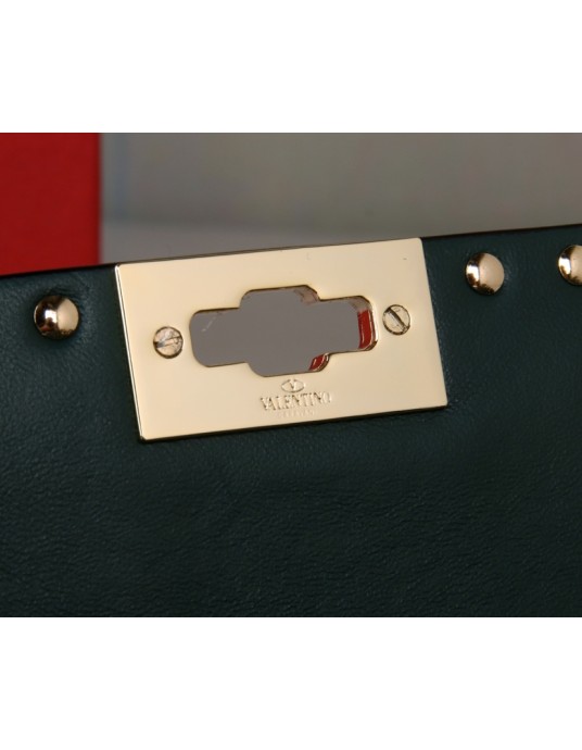 Borsa Media Rockstud Spike In Suede VALENTINO