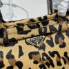 Borsa a mano Prada Bonnie large in pelle stampata PRADA