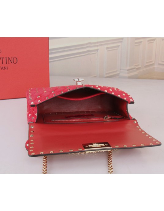 Borsa Media Rockstud Spike In Suede VALENTINO