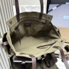 Borsa shopping Prada Route large in canvas e pelle PRADA