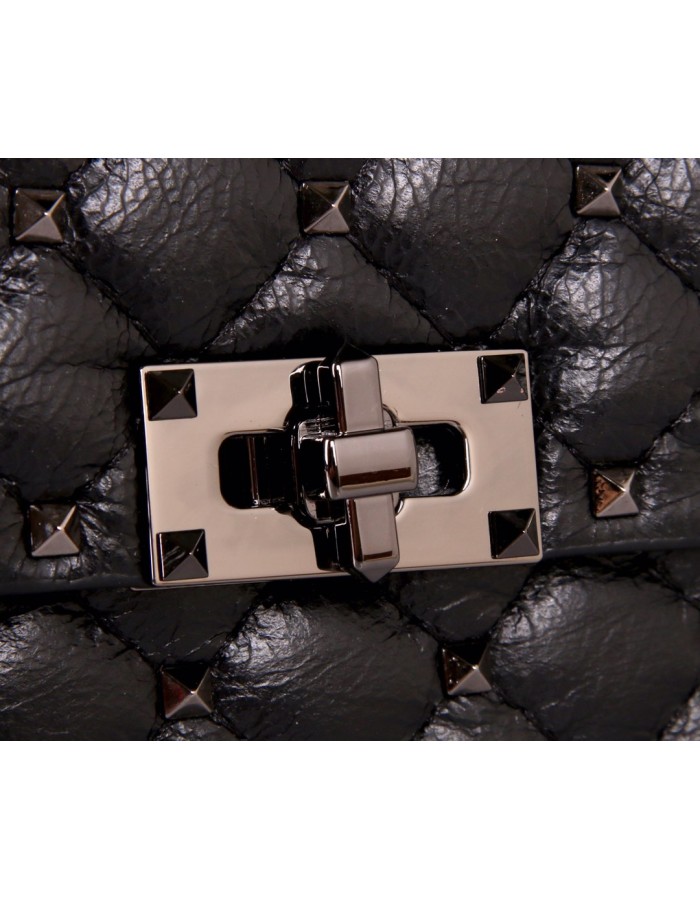 Borsa Piccola Rockstud Spike In Capretto VALENTINO