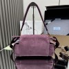 Borsa a spalla Prada Explore medium in pelle scamosciata PRADA