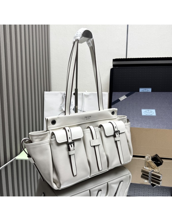 Borsa shopping Prada Route large in pelle PRADA