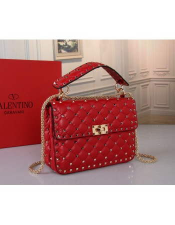 Borsa Media Rockstud Spike In Capretto VALENTINO