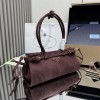 Borsa a mano Prada Bonnie medium in pelle scamosciata PRADA
