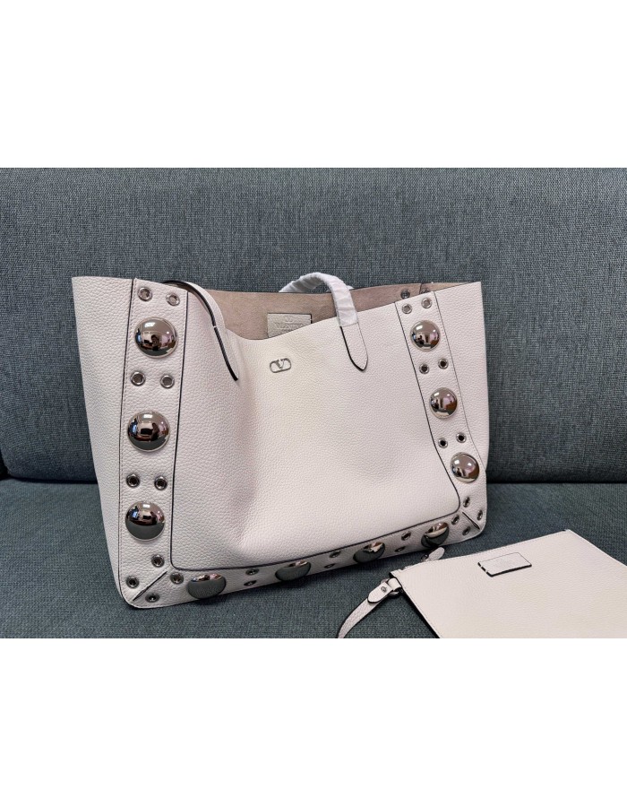 Borsa Shopping Media Nellcôte In Pelle VALENTINO