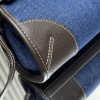 Borsa a mano Prada Bonnie small in denim e pelle PRADA