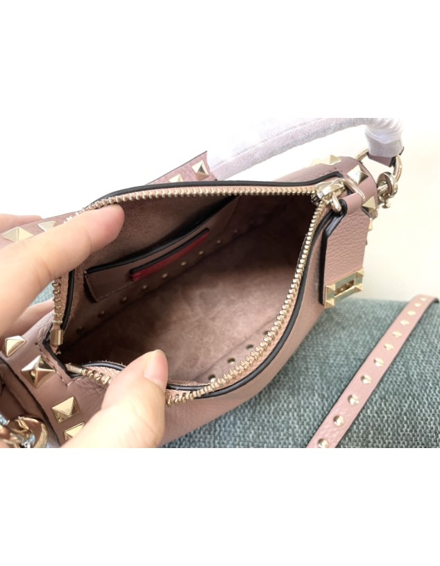 Borsa Piccola A Tracolla Rockstud In Vitello VALENTINO