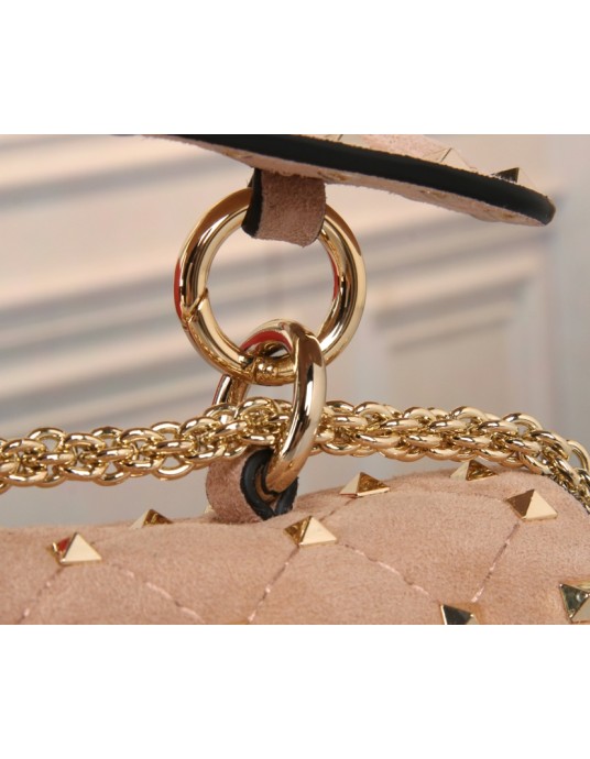 Borsa Piccola Valentino Garavani Rockstud Spike In Suede VALENTINO