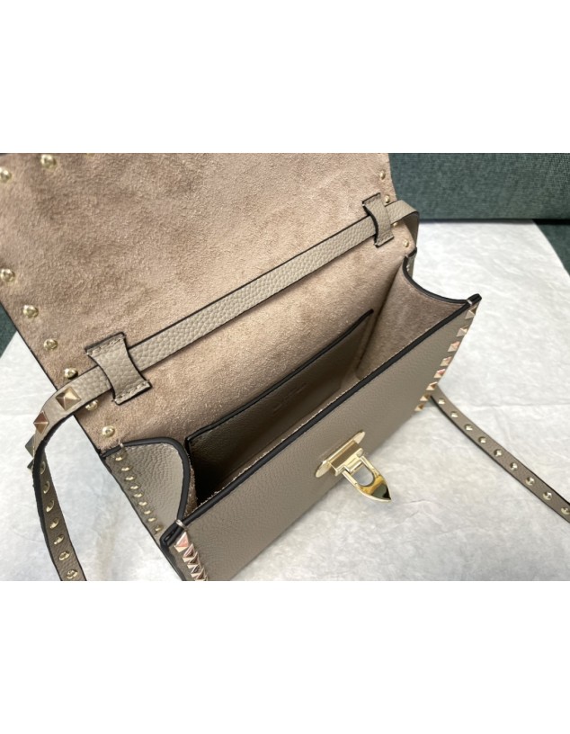 Borsa Piccola A Tracolla Rockstud In Vitello VALENTINO