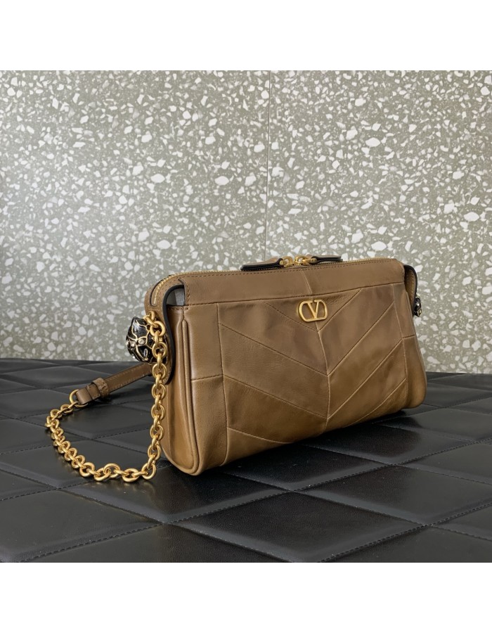 Borsa A Tracolla Piccola Panthea In Nappa VALENTINO