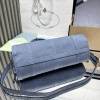 Borsa a mano Prada Bonnie medium in pelle nabuk PRADA