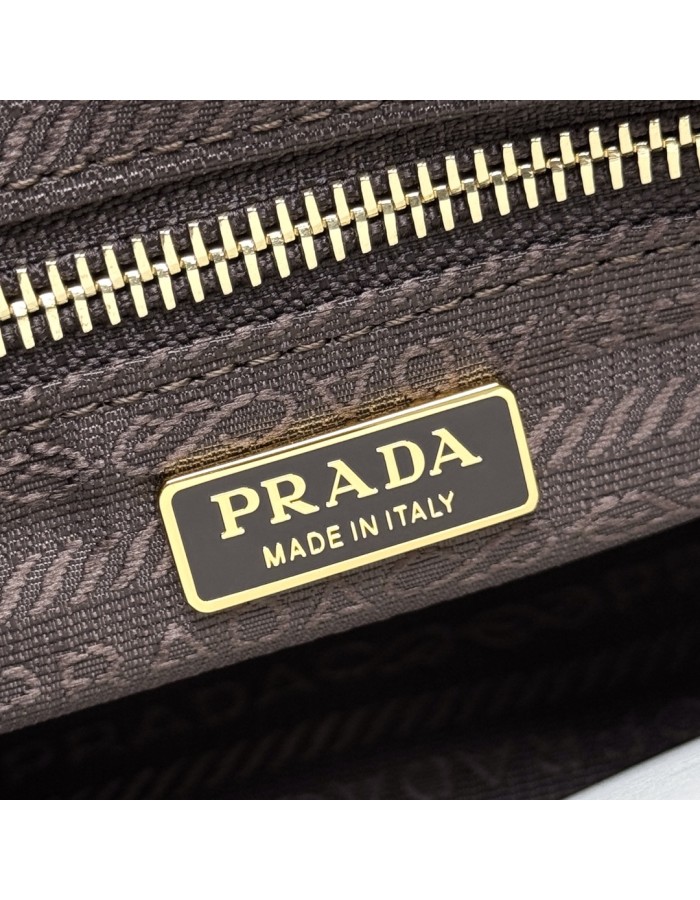 Borsa a mano Prada Bonnie medium in pelle scamosciata PRADA