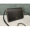 Borsa Piccola A Tracolla Rockstud In Vitello Granato VALENTINO