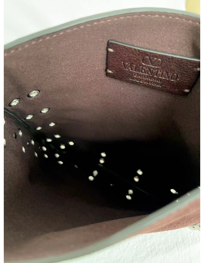 Borsa A Spalla Piccola  Nellcôte In Suede Con Frange VALENTINO
