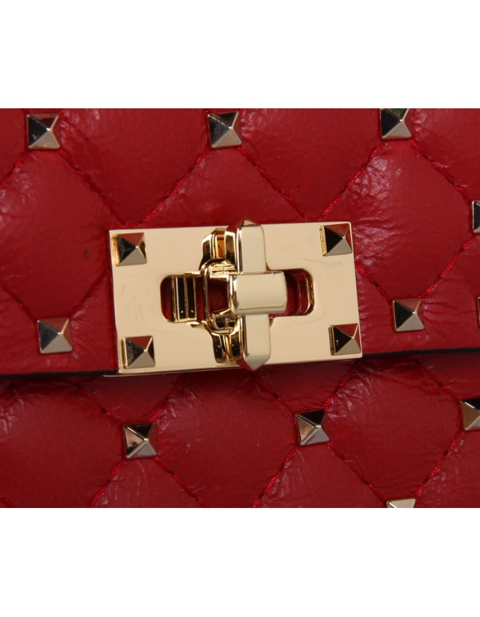 Borsa Piccola Rockstud Spike In Capretto VALENTINO