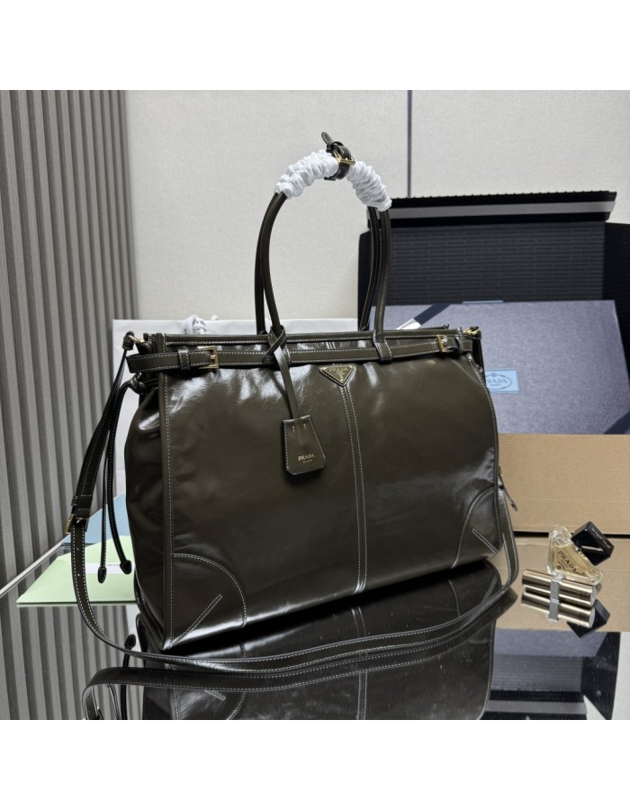 Borsa a mano Prada Bonnie extra large in pelle PRADA