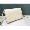 Borsa Piccola A Tracolla Rockstud In Vitello Granato VALENTINO
