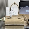 Borsa a mano Prada Bonnie medium in pelle nabuk PRADA