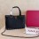 Mini Borsa Shopping Rockstud In Vitello Granato VALENTINO