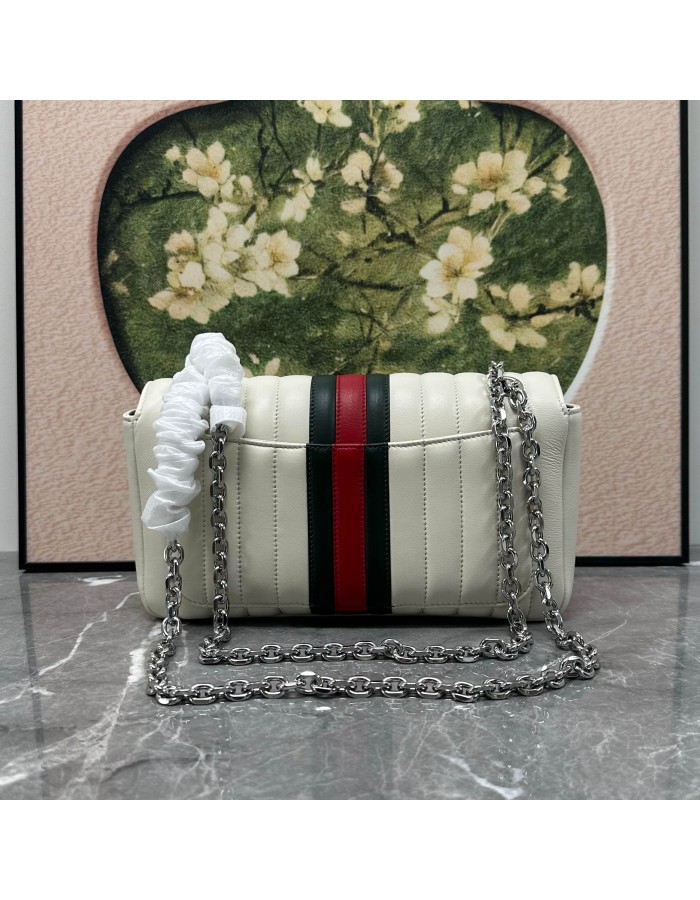 Borsa a spalla Jetset GG Marmont misura media GUCCI
