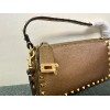 Borsa Piccola A Tracolla Rockstud In Vitello Laminato VALENTINO