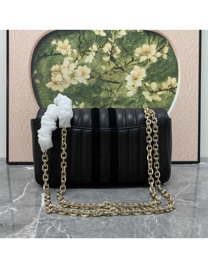 Borsa a spalla Jetset GG Marmont misura media GUCCI