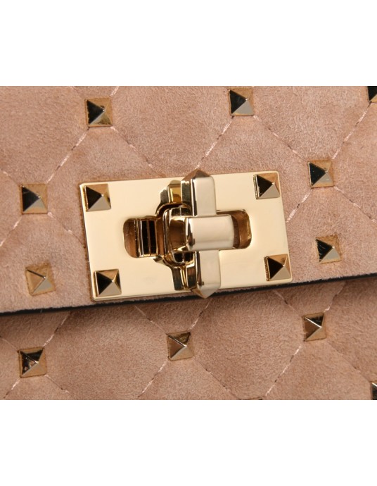 Borsa Media Rockstud Spike In Suede VALENTINO