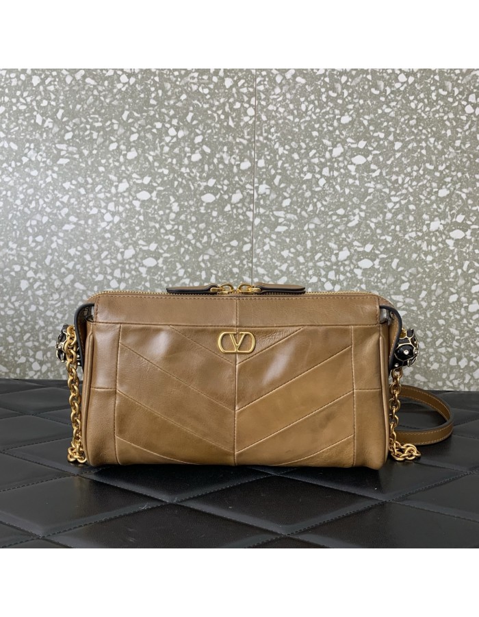 Borsa A Tracolla Piccola Panthea In Nappa VALENTINO