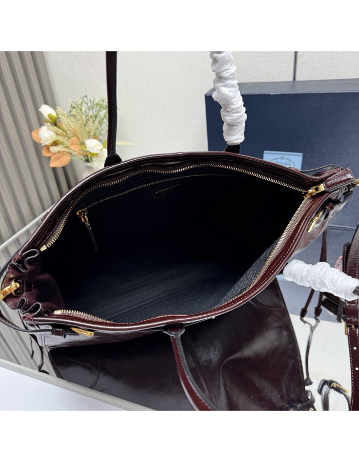 Borsa a mano Prada Bonnie extra large in pelle PRADA