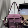 Borsa a spalla Prada Explore medium in pelle scamosciata PRADA