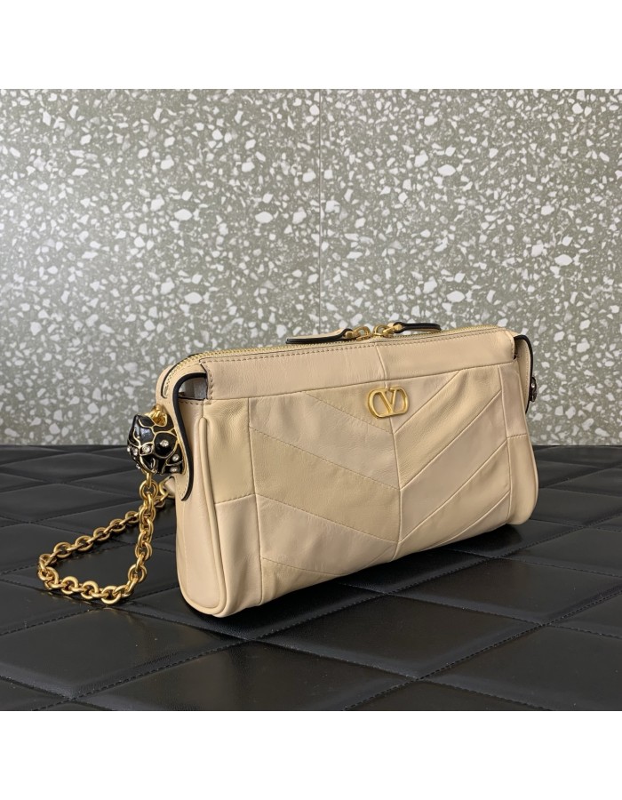 Borsa A Tracolla Piccola Panthea In Nappa VALENTINO