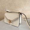 Borsa Piccola A Tracolla Rockstud In Vitello Granato VALENTINO