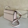 Borsa Piccola A Tracolla Rockstud In Vitello Granato VALENTINO