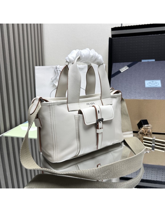 Borsa shopping Prada Route medium in pelle PRADA