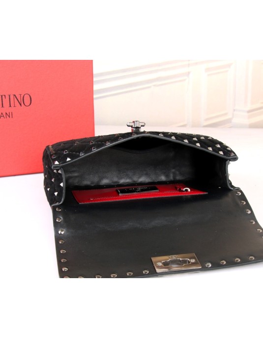 Borsa Media Rockstud Spike In Suede VALENTINO