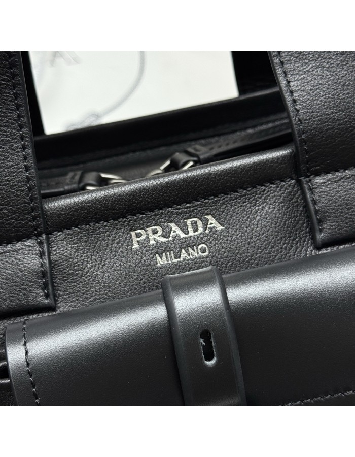 Borsa shopping Prada Route medium in pelle PRADA