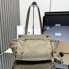 Borsa shopping Prada Route large in canvas e pelle PRADA
