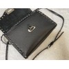Borsa Piccola A Tracolla Rockstud In Vitello Granato VALENTINO