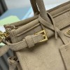 Borsa a mano Prada Bonnie mini in pelle scamosciata PRADA