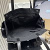 Borsa shopping Prada Route large in canvas e pelle PRADA