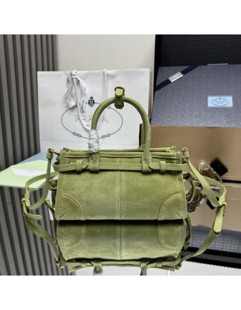Borsa a mano Prada Bonnie mini in pelle scamosciata PRADA